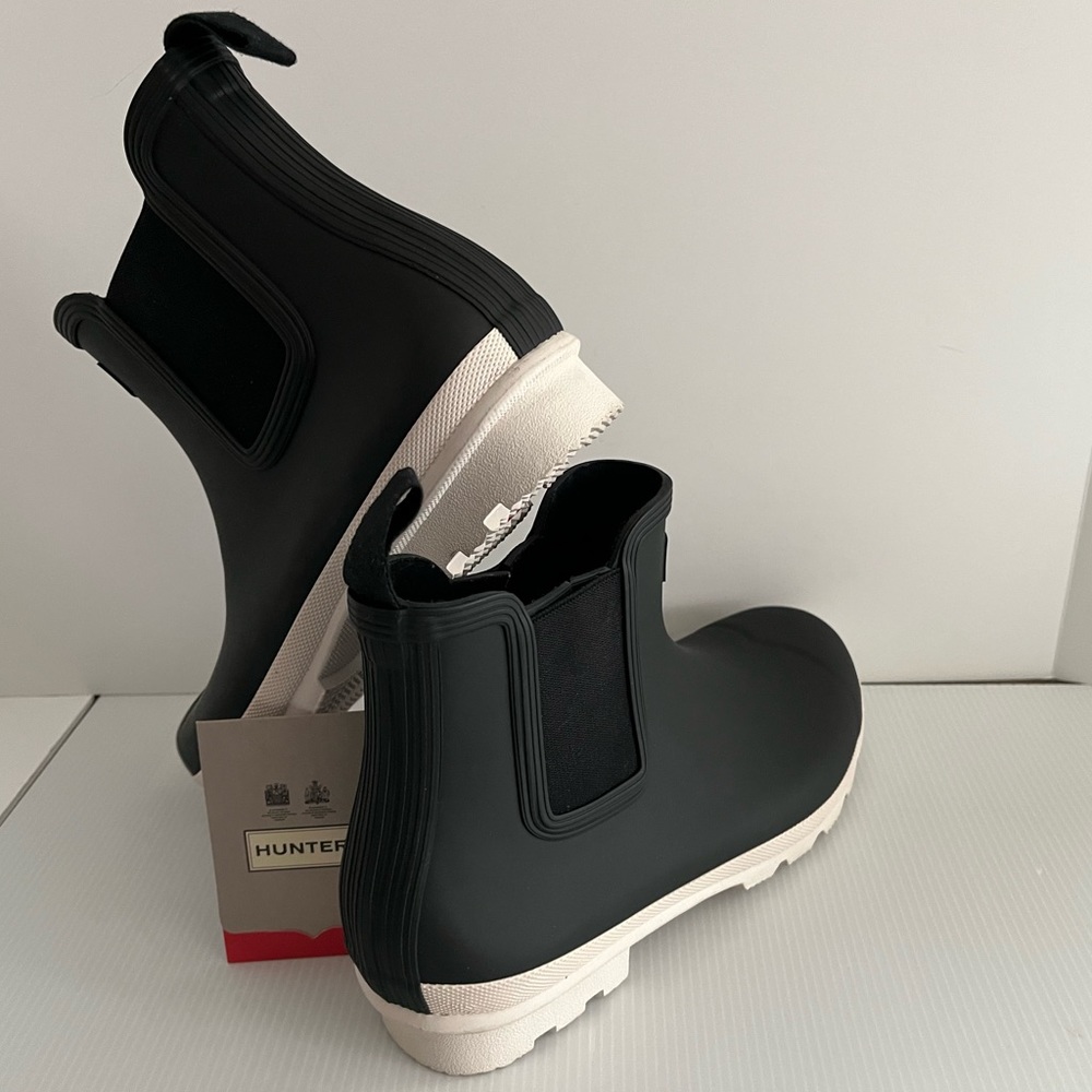Hunter 100% Waterproof Original Chelsea Boots w/Side Elastic Gussets  sz US13 - Picture 6 of 14